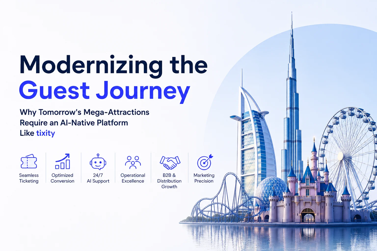 Modernizing the Guest Journey: Why Tomorrow's Mega-Attractions Require an AI-Native Platform Like tixity